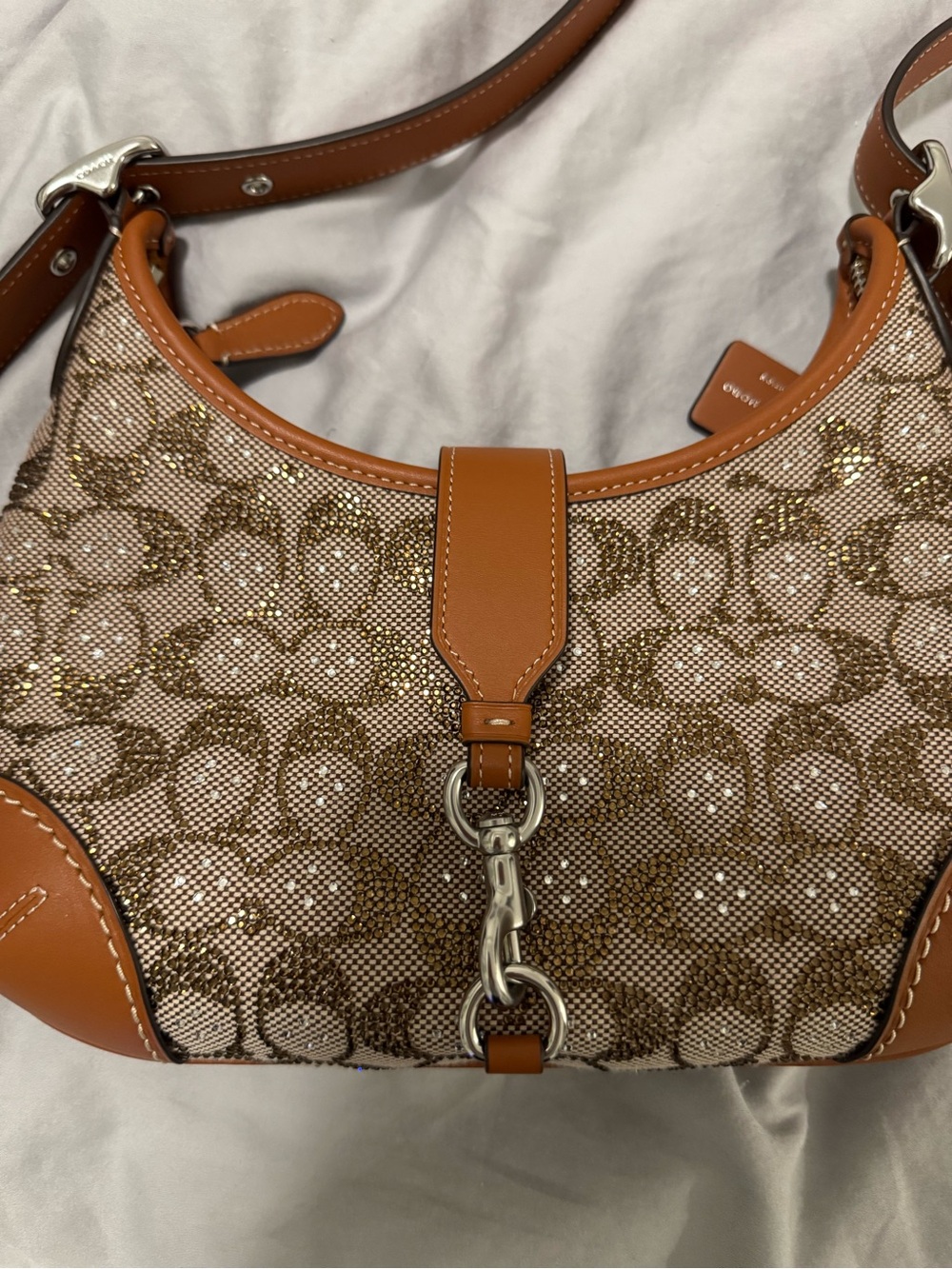 Coach Crystal Hamptons Hobo Bag - Picture 6 of 8